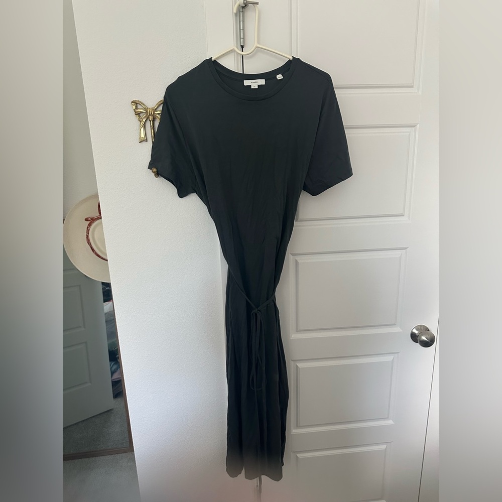 Vince Dark Grey Midi Dress